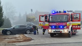 LIPT TRNOVEC  NEBEZPEČNE PRERAZENÁ NÁDRŽ AUTA [upl. by Anavoig]