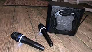 Tonor Bluetooth speaker PA with wireless microphone review and unboxing [upl. by Nyladnohr]