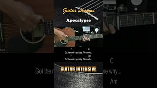 Apocalypse  Cigarettes After Sex  EASY Guitar Lessons  Chords  Guitar Tutorial guitar [upl. by Anod]