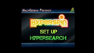 Hyperspin Hypersearch Set Up [upl. by Pike]