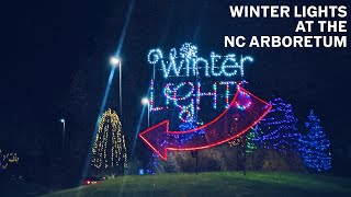 Our drive through the Winter Lights at the NC Arboretum 2020 [upl. by Sallad798]