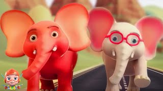 Hathi Wala Cartoon एक मोटा हाथी Kids Animal Video and Hindi Kavita [upl. by Hospers]