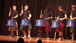 THE OFFICIAL Hot Scots drum line  2011  Nigel  Talent Show at LHHS [upl. by Martha]