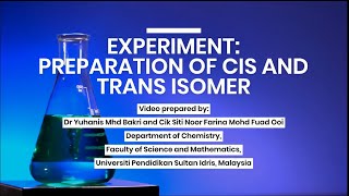 Preparation of cis trans isomer Maleic acid to Fumaric Acid and chemical properties UPSI Malaysia [upl. by Ariaek]