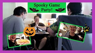 Hosting A Spooky Game amp Crafts Party  Spooky Fun With Friends  Vlogoween Day 18 [upl. by Erlandson]