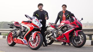 MV Agusta F3 amp CBR 650R  Full Throttle Bhaga Ke Maza Aagaya [upl. by Enelrad]