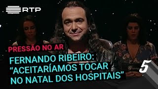 Fernando Ribeiro “Aceitaríamos tocar no Natal dos Hospitais”  5 Para a MeiaNoite  RTP [upl. by Aylward]