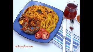 HOW TO MAKE NIGERIAN NATIVE JOLLOF RICE  NATIVE RICE  CONCOCTION RICE  ZEELICIOUS FOODS [upl. by Miltie]