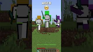 How To Escape Traps at Every Age in Minecraft shorts meme memes [upl. by Haberman]