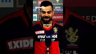 HERES WHY VIRAT KOHLI IS LOYAL TO RCB IPL [upl. by Ydnab]