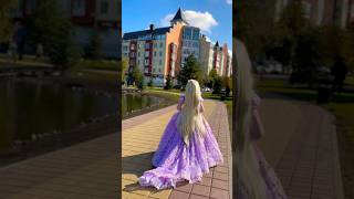 Castle🏰disneyprincess rapunzel cinderella raiponce tangled tangledrapunzel disneycosplay [upl. by Eivlys]