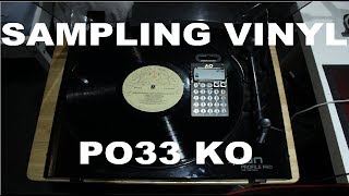 Sampling Vinyl  PO33 KO  Old School Hip Hop Beat [upl. by Pritchett462]