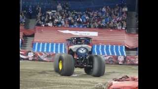 Krazy Train Toronto Monster jam Freestyle [upl. by Akeihsat]