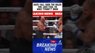 Mike Tyson vs Jake Paul RULES [upl. by Cumings344]