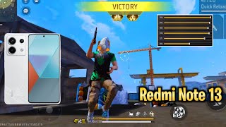 Redmi Note 13 Free fire Sensi  Hud  Dpi Settings  Redmi note 13 free fire Headshot settings [upl. by Jowett636]