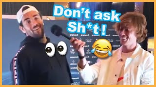 Matteo Berrettini X Andrey Rublev Chaotic Interview 😂 [upl. by Lucienne]