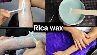 Alovera rica wax kaise kareRica wax at homealovera wax for sensitive skinpainless waxricawax [upl. by Hogarth332]