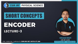 Encoder Concept of Digital Electronics For CSIR NET Physical Science Exam [upl. by Noyes]