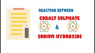 Cobalt Sulphate and Sodium Hydroxide  Reaction [upl. by Hooker]