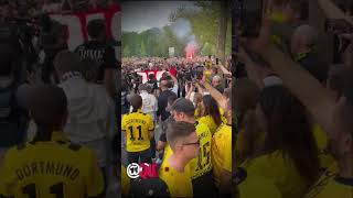 Paris SaintGermainsFans feiern in Dortmund  UEFA Champions League  Halbfinale 2024  BVB  PSG [upl. by Aym]