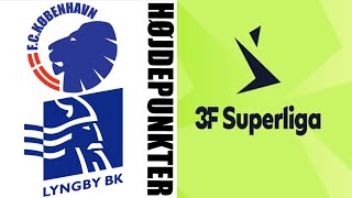 FC København vs Lyngby BK 21 Højdepunkter  Highlights  3F SuperLiga Danmark 20242025 [upl. by Odele845]