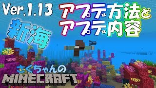 【PCマイクラ】バージョン113にアプデする方法と、気になる内容を紹介♪ [upl. by Maryjane]