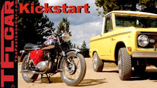 Riding a 1967 BSA Thunderbolt MotorcycleKickstart BuyRideSell Episode 2 [upl. by Ambie]