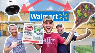 Walmart’s CHEAPEST Grill COOKS Worlds MOST Expensive Steak [upl. by Aushoj]