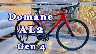 Trek Domane AL2 Gen4 2024  Crimson to Dark Carmine Fade [upl. by Atterehs]