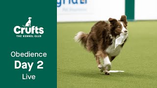 Obedience Day 2 LIVE  InterRegional Obedience  Crufts 2023 [upl. by Elsey]