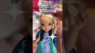 Anna and Elsa Toddlers Back To School Magic Morning Routine  elsaandanna barbie dolls [upl. by Arahahs989]