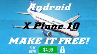 X Plane 10 Hack with Lucky Patcher Android [upl. by Burr]