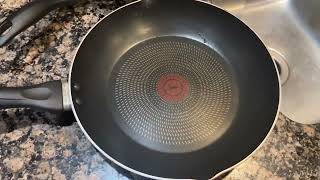 Honest review of Tfal 2 pack frying pan set with Demo [upl. by Walcoff]