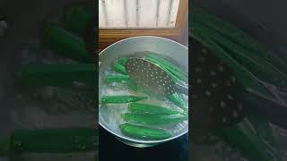 Bhindi Recipe 🤤 food recipe bhindi cooking foodie [upl. by Nrol]