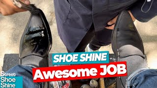 The Most Satisfying Shoe Shine Experience Ever  ASMR Personal Attention [upl. by Sheila197]