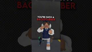 YOURE SUCH A BACKSTABBER  mm2 murdermystery2 roblox robloxedit [upl. by Ynnej]