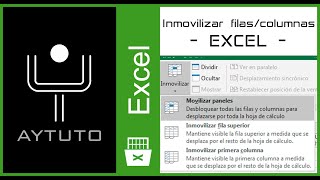 Mantener siempre visibles filas y columnas en EXCEL [upl. by Hurley211]