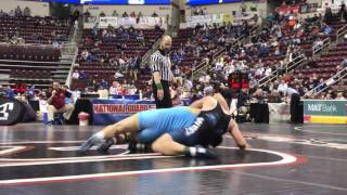 PIAA wrestling Francis Duggan Cedar Cliff vs Greg Bensley Pocono Mountain West [upl. by Colpin]