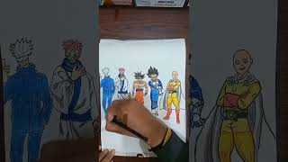 Day 5 draw Satoru Gojo 😎 gojosatorudrawing jujutsukaisen jjk drawing artwork viral shorts [upl. by Bascio416]