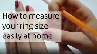 how to measure your ring size [upl. by Atims]