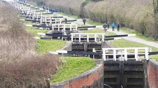 Caen Hill Locks Devizes [upl. by Stoops]