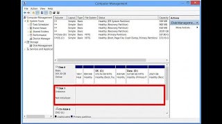How to Fix “Disk 1 Unknown Not Initialized” under for Windows 10 [upl. by Neram]