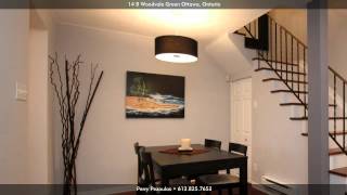 14 B Woodvale Green Ottawa Ontario  Virtual Tour [upl. by Erehc537]