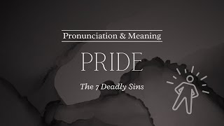 How to Pronounce Pride  British Pronunciation amp Meaning [upl. by Gough]