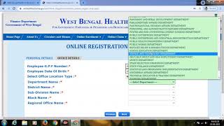 Online Enrollment in West Bengal Health Scheme for Employee amp Pensioner  WBHS Details [upl. by Barnard470]