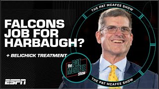 Jim Harbaugh is getting the Bill Belichick treatment  The Pat McAfee Show [upl. by Trebron]