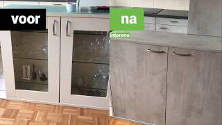 Betonlook keuken door Intereno [upl. by Atiner471]