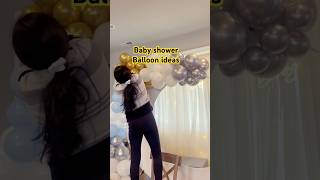 BABY SHOWER BALLOONS IDEAS ytshort shorts balloons babyshowerballoondecoration howto how diy [upl. by Aicilram]