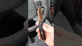 Golden Bowie cjrb edc knife bowie foldingknife [upl. by Socrates]