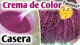 DIY INTENTO PINTAR MI CABELLO CON CREMA DE COLOR CASERA [upl. by Ognimod]